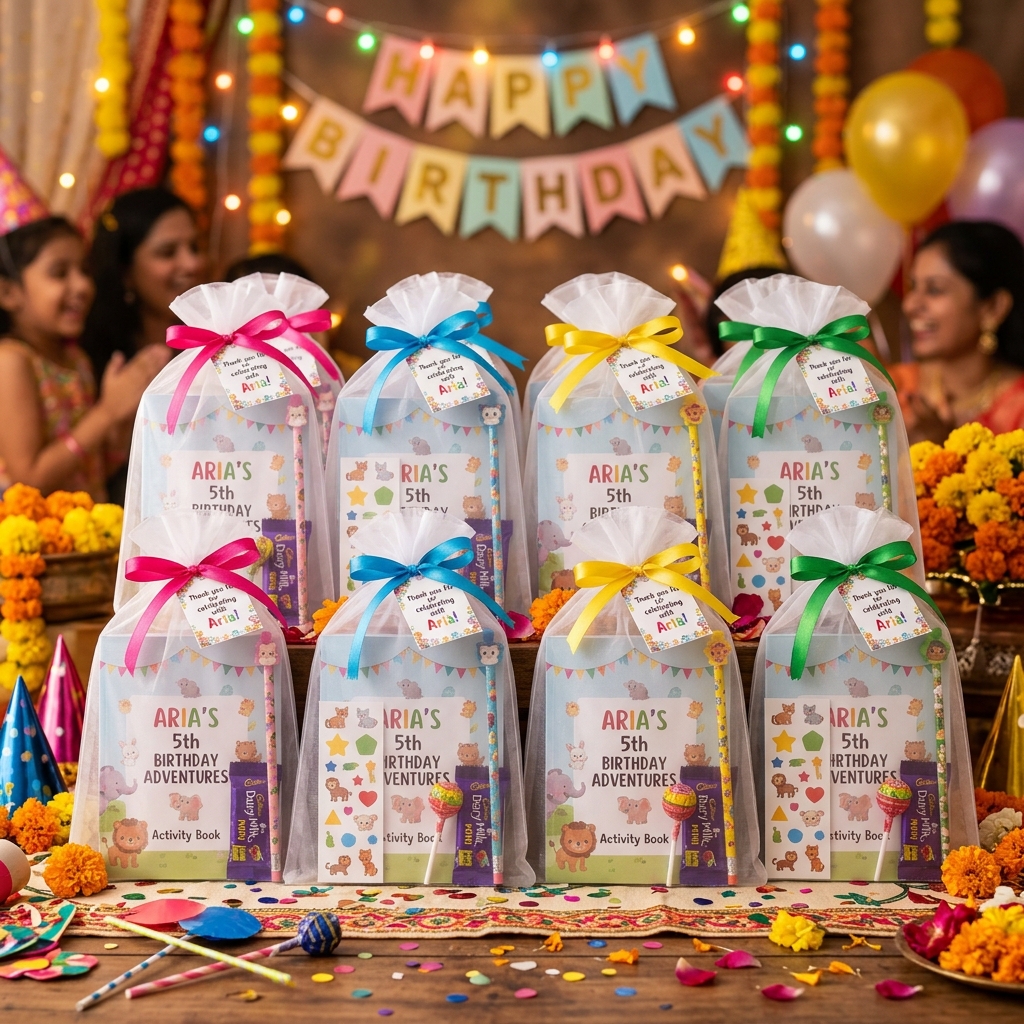 Birthday return gift sets beautifully packed